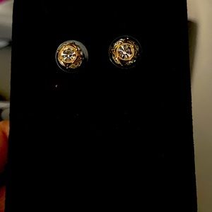 Kate Spade New York Lady Marmalade Gold Tone Crystal Stud Earrings